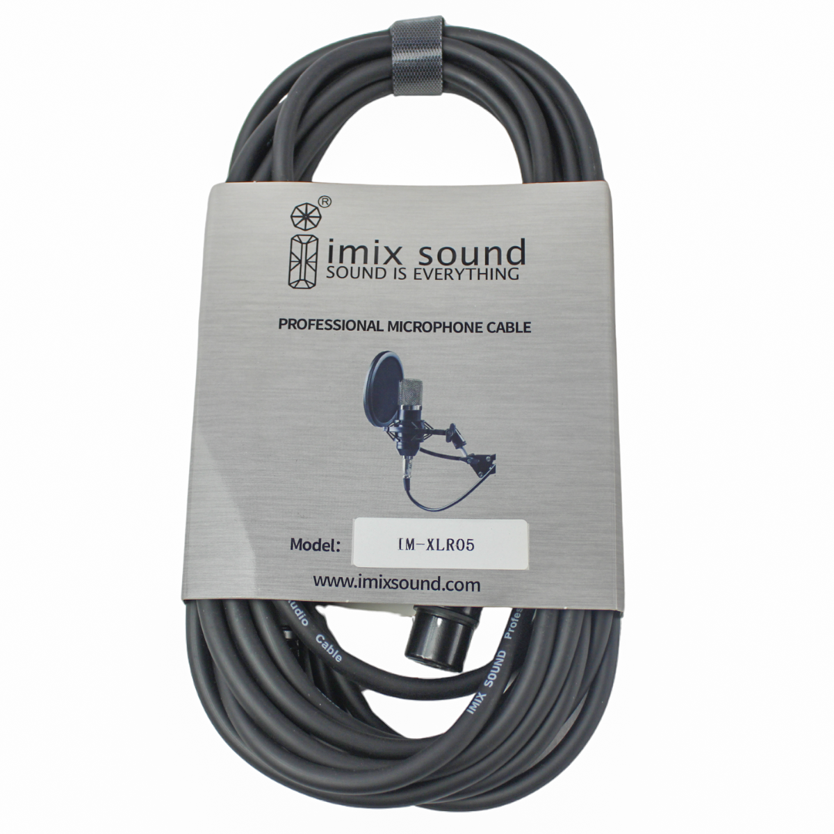 Imix 5 Meter IM-XLR05 XLR Male to XLR Female Microphone Cable (46) Imix 5 Meter IM-XLR05 XLR Male to XLR Female Microphone Cable - Image 1