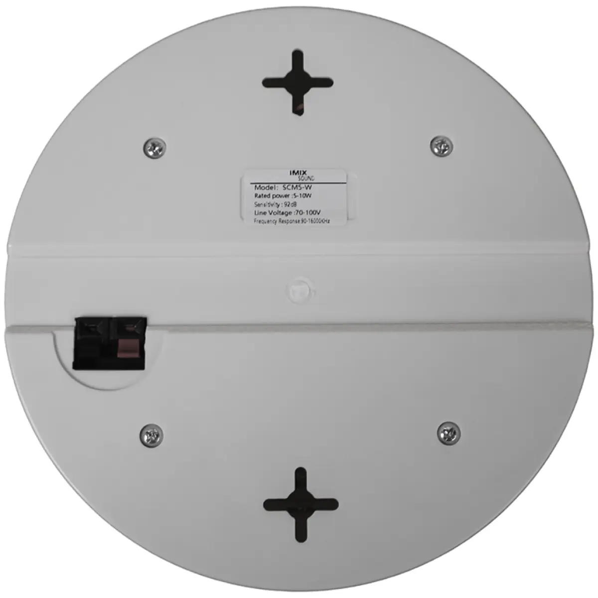 Imix SCM5-W Professional 5" Surface-Mount Ceiling Speaker (70–100V) - Image 3