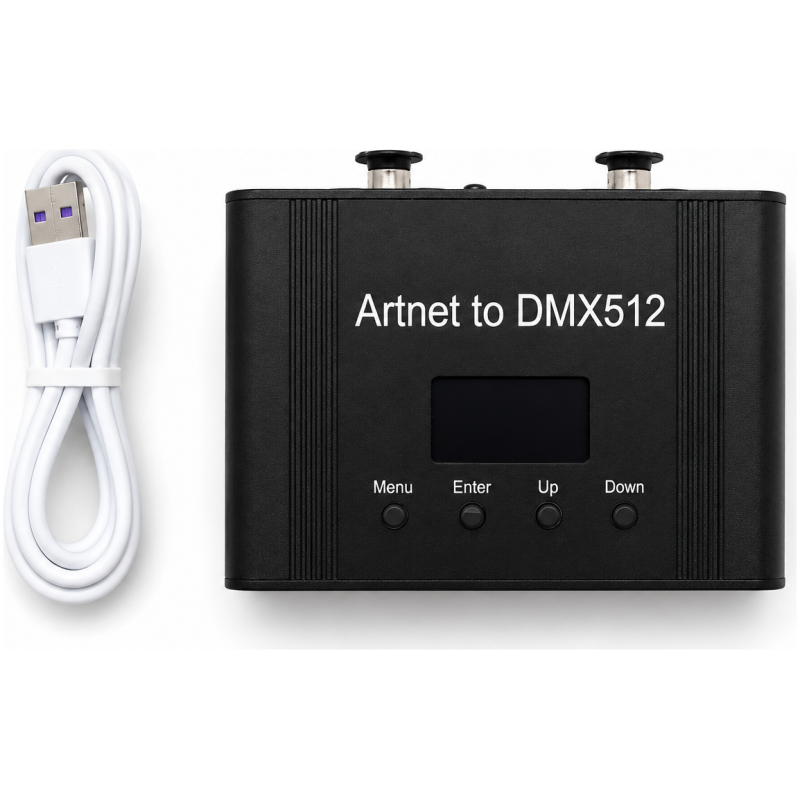 ArtNet DMX 512 Ethernet Lighting Controller Interface,2 Universe