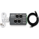 Imix SACN Art-Net to DMX/RDM Pixel Controller 4 Port Ethernet Lighting Interface - Image 2