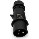 Imix 16A Industrial 3 PIN IP44 Male Plug Connector - Image 3